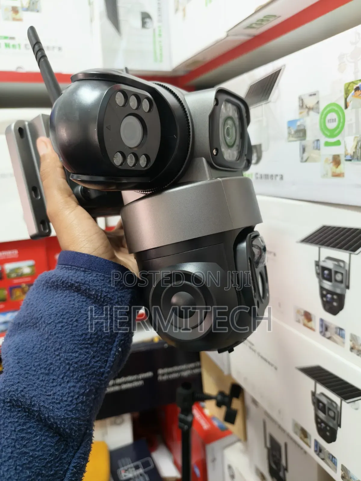 Smart Solar Camera 4g Smart Triple Lens Sd/Cloud Storage Support
