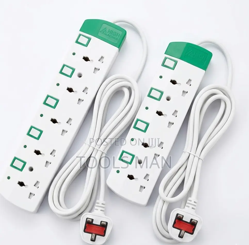 High Astra 4-Way Heavy Duty Extension Socket 13a -3m Long Cable.