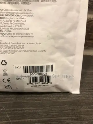 Genuine Brandnew Logitech Meetup Mic 10m Extension Cable - 950-000005