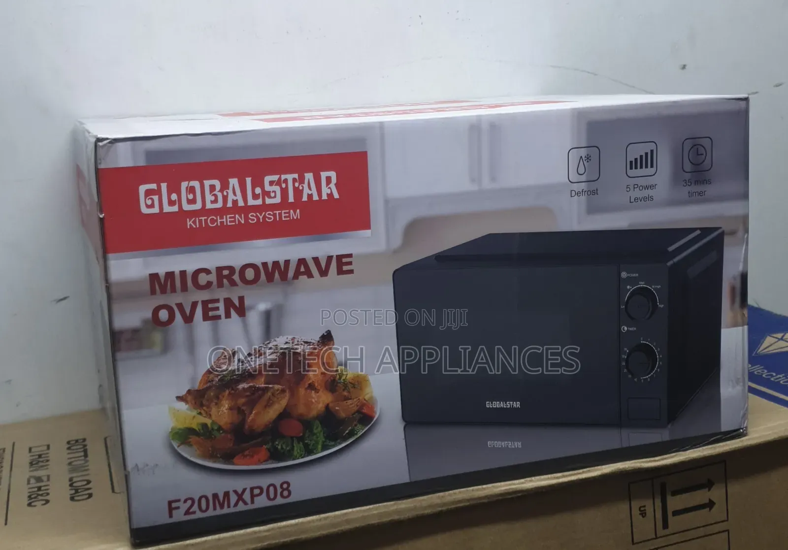 Microwave- Globalstar 20 Litres Silver Manual Microwave