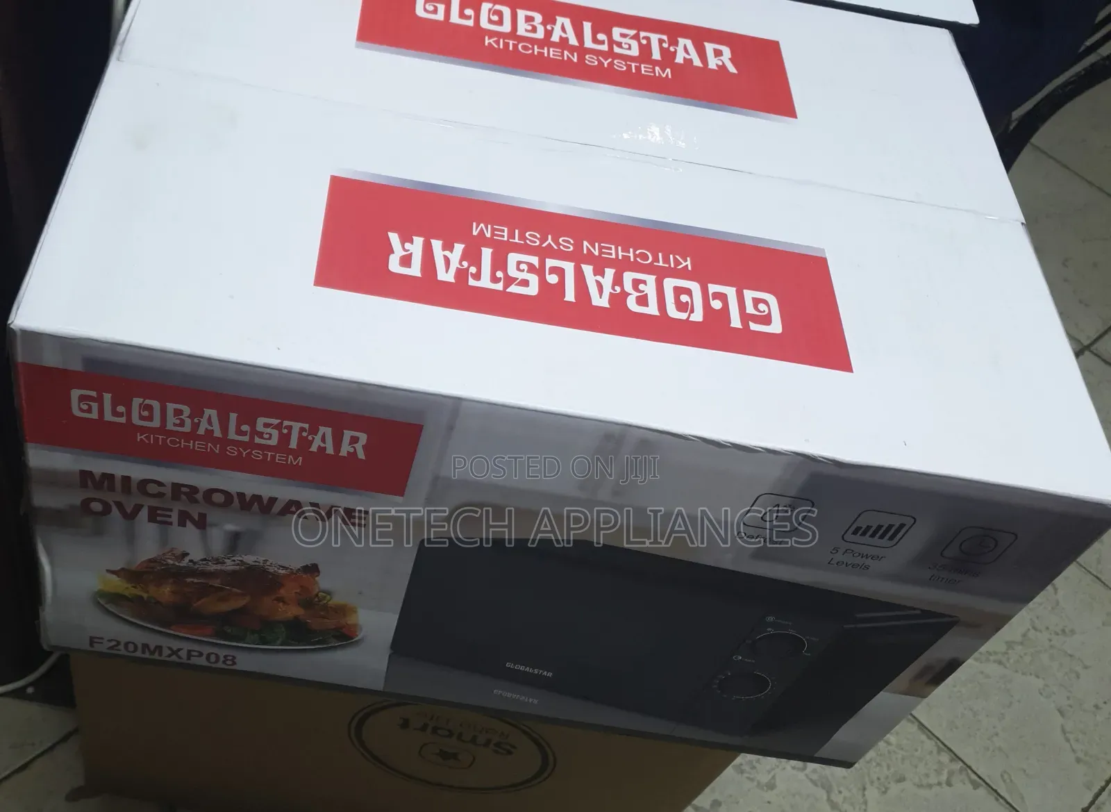 Microwave- Globalstar 20 Litres Silver Manual Microwave