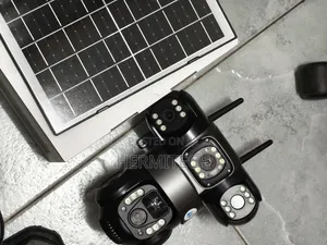Full Colour View Triple Lens 4g Smart Solar Powered CCTV Camera