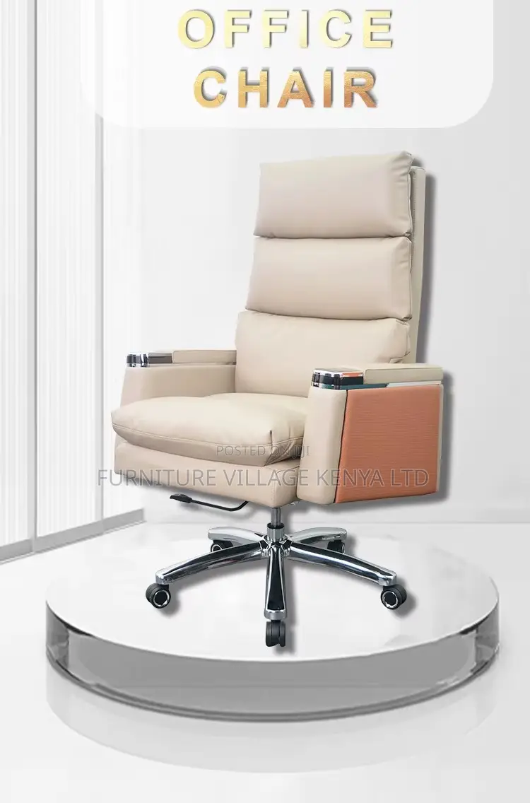 Orthopedic Leather Executive Director's Chair