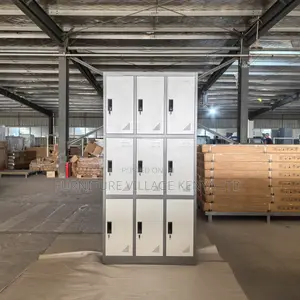 9-Door's Modern Gym Storage Locker Cabinet
