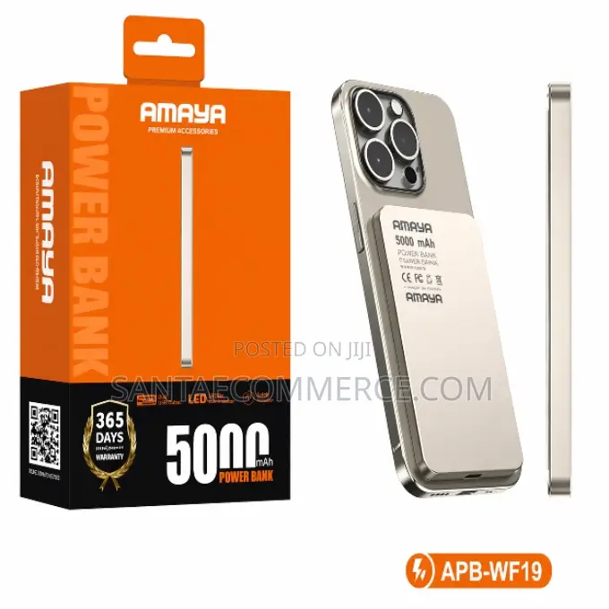Amaya 5000mah Power Bank Apb-Wf19