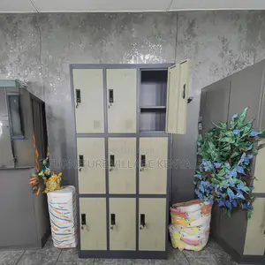 9-Door's Modern Gym Storage Locker Cabinet