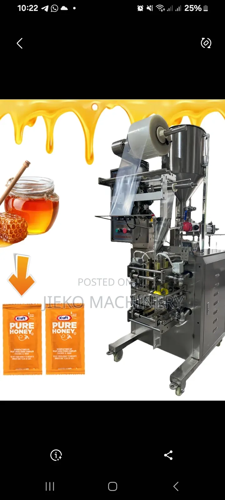 Automatic Honey Sachet Packing Machine | Liquid VFFS System