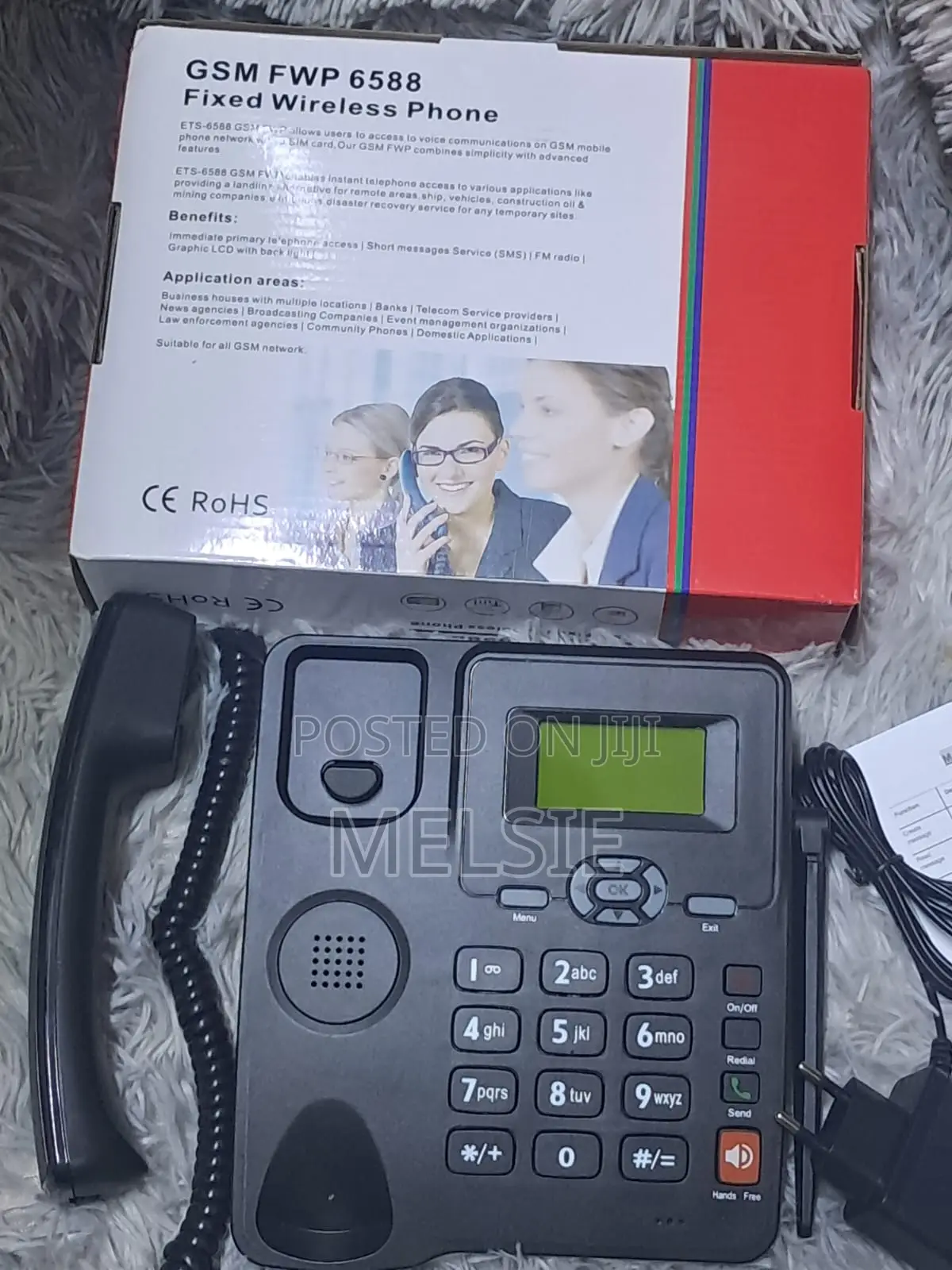 GSM 6588 Fixed Wireless Phone With Fm Radio Caller Id
