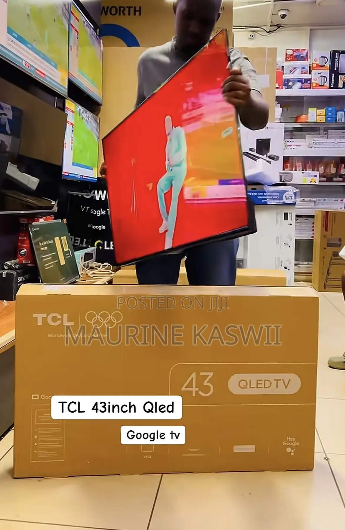 TCL 43 Inch Qled Google Tv Smart Android Full Hd-43s5k