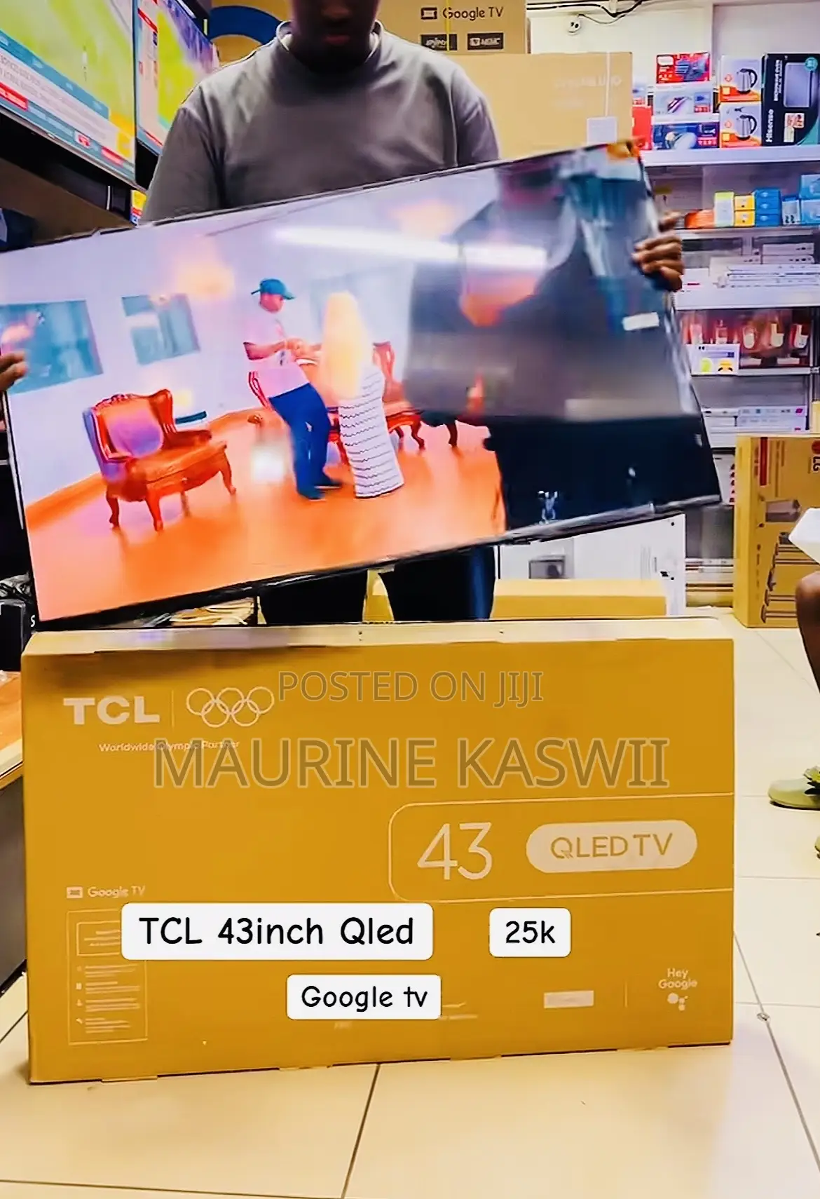 TCL 43 Inch Qled Google Tv Smart Android Full Hd-43s5k