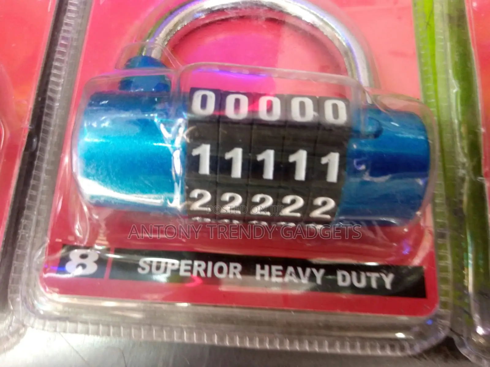 5 Digit Combination Lock Weatherproof Padlock Outdoor