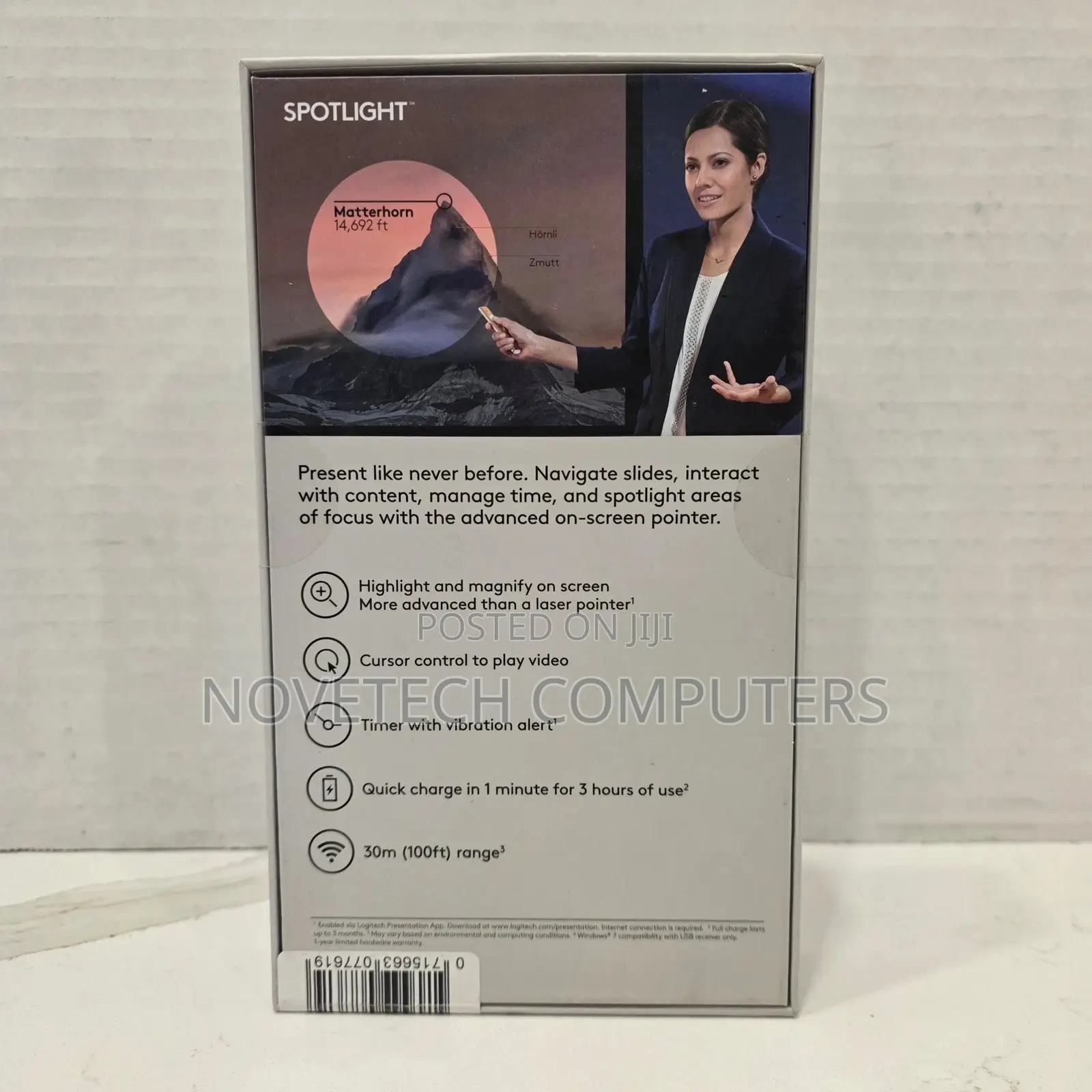 Logitech Spotlight Rechargeable Presentation Remote - Slate 910-004861