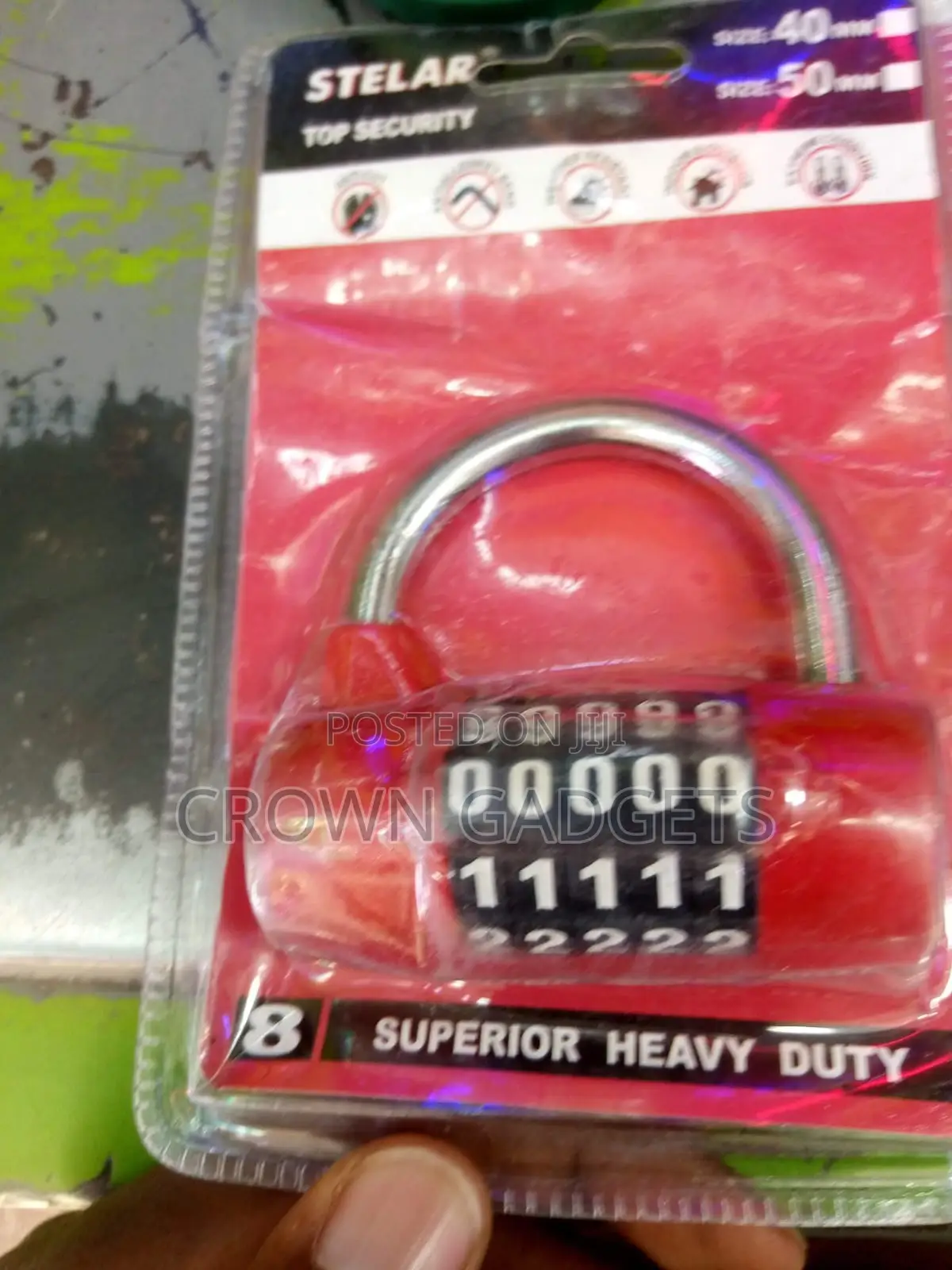 Stelar Top 5 Digit Combination Lock Heavy Duty Padlock