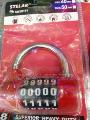 Stelar Top 5 Digit Combination Lock Heavy Duty Padlock