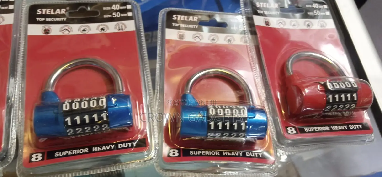 5 Digit Resettable Padlock Keyless Anti Theft Security