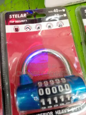 5 Digit Resettable Padlock Keyless Anti Theft Security