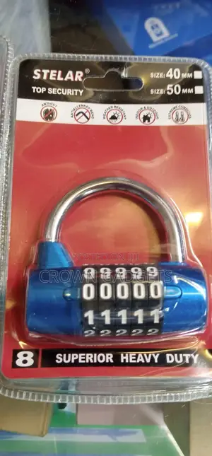 5 Digit Resettable Padlock Keyless Anti Theft Security