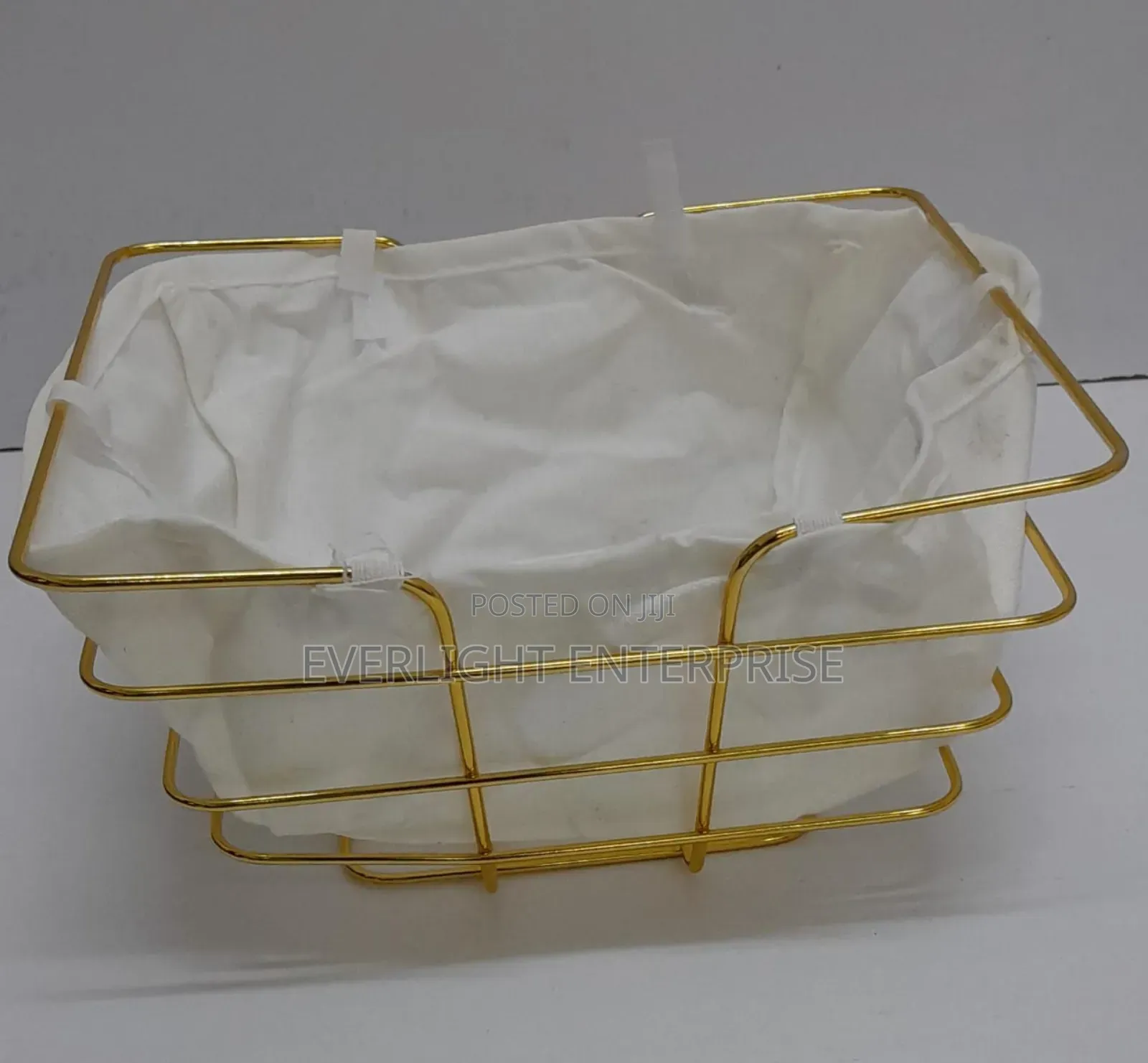 Metallic Fruit,Bread,Deco Holder Basket//Palette With Cloth Support