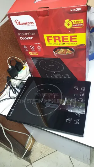 Ramtons Single Induction Cooker With Free Pan Rm/381