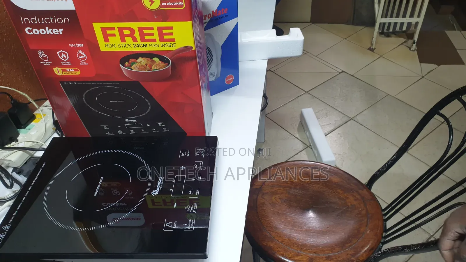 Ramtons Single Induction Cooker With Free Pan Rm/381