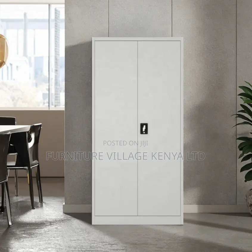 2-Door Full Steel Document Cabinet With Shelves