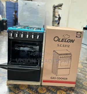 Olelon 50*55cm 4gases Burner Standing Cooker With Gas Oven