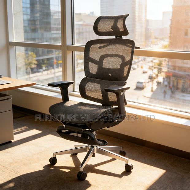 Orthopedic Full Mesh Ergonomic Office Desk Seat - thumbnail 2