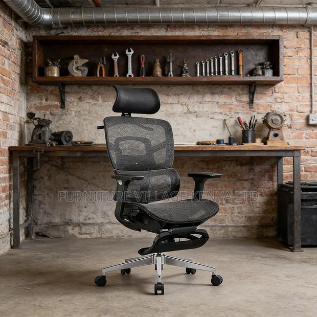 Orthopedic Full Mesh Ergonomic Office Desk Seat - thumbnail 3