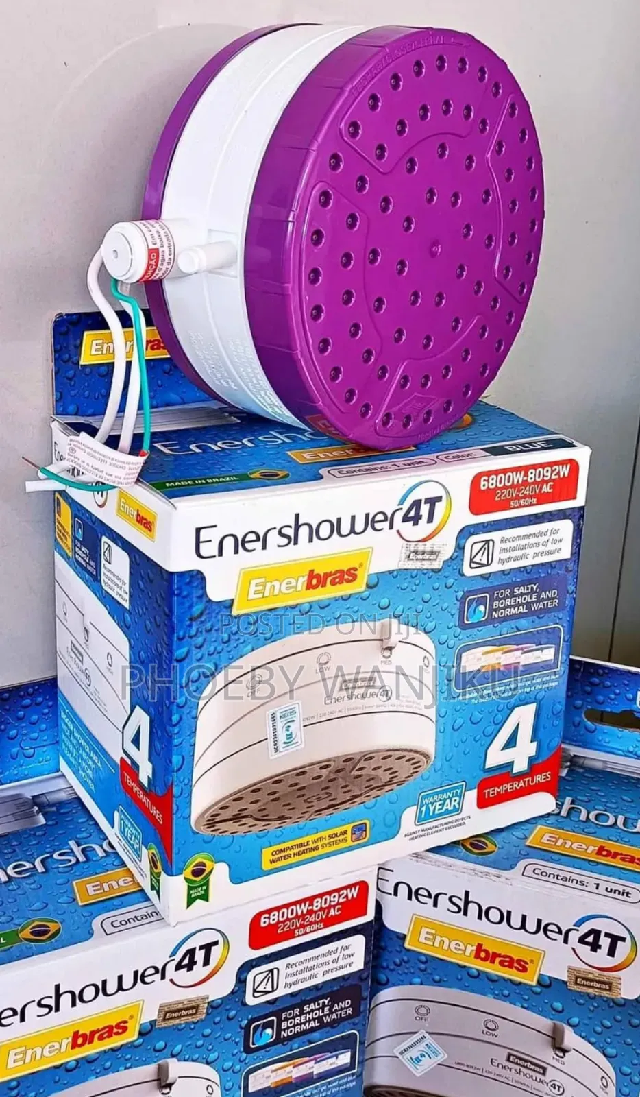 New Durable Enershower 4t/Instant Shower Head