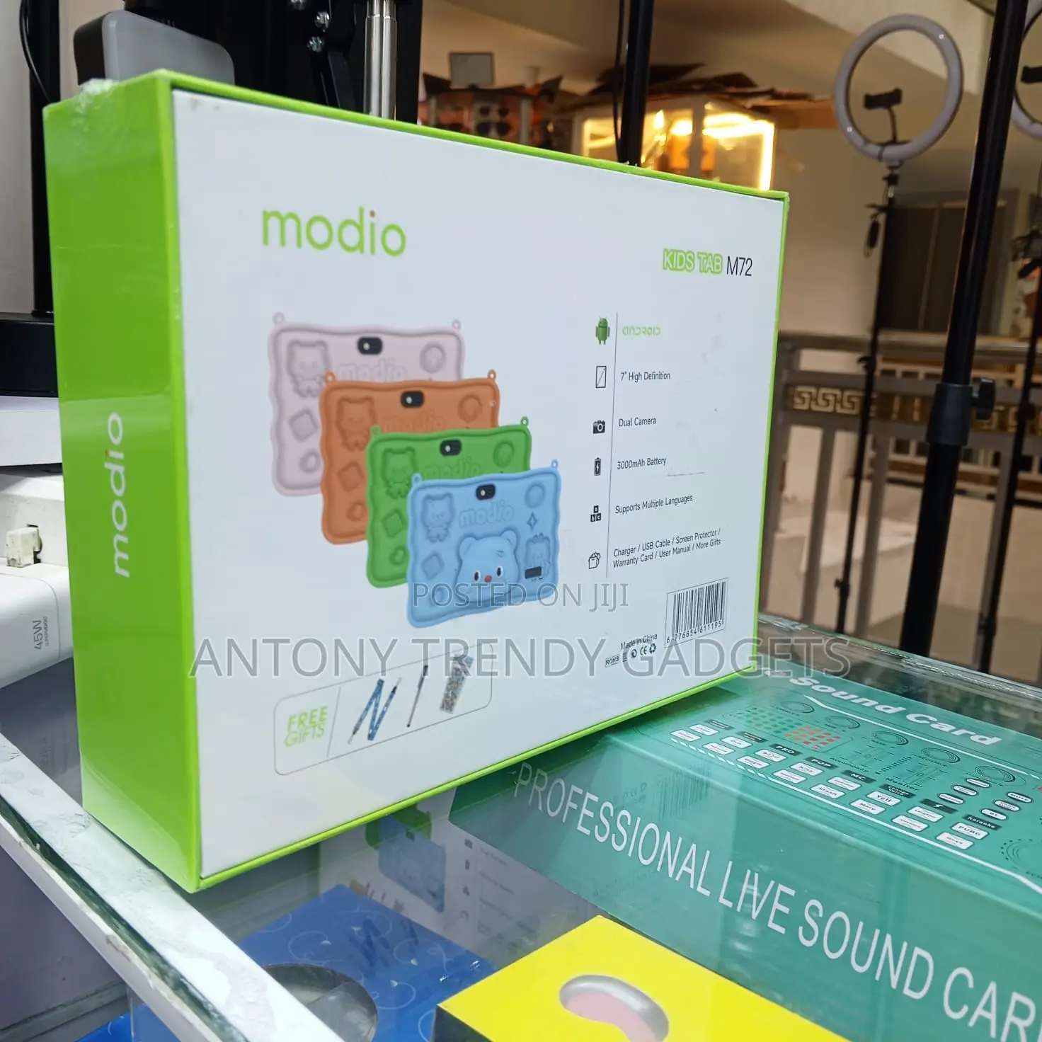 Modio M750 Kids Tablet 256gb Storage Durable Case Tablet
