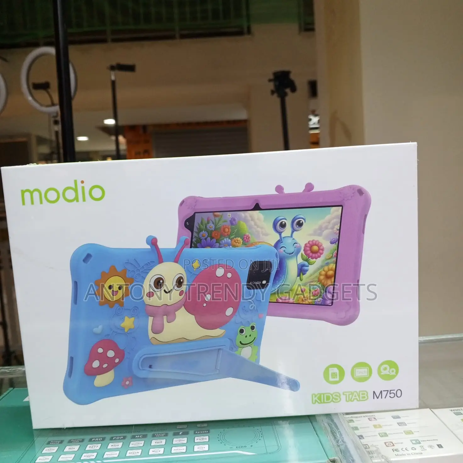 Modio M750 Child Tablet 7 Inch Ips Kickstand Case Tablet