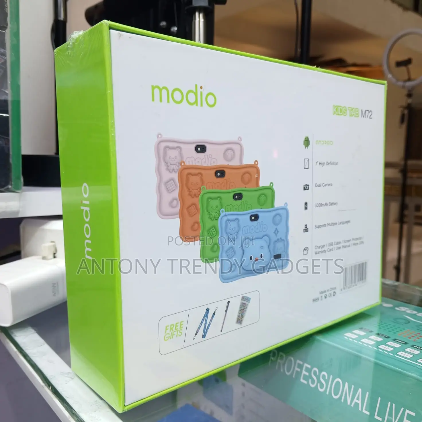 Modio M750 Child Tablet 7 Inch Ips Kickstand Case Tablet