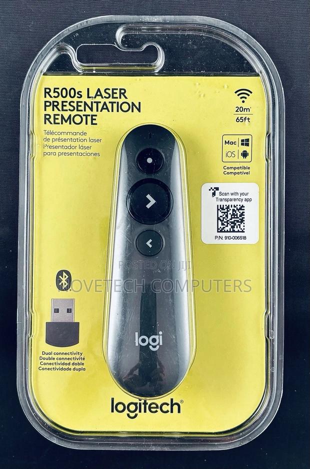 Authentic Logitech R500s Laser Wireless Presentation Remote 910-006518