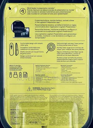 Authentic Logitech R500s Laser Wireless Presentation Remote 910-006518