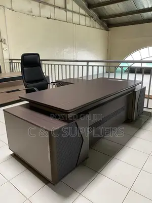 Office Desks; 240cm L-Shaped Ceo Executive Office Table