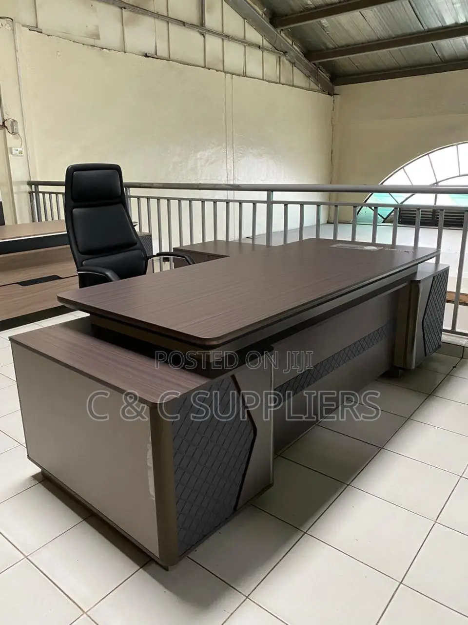 Office Desks; 240cm L-Shaped Ceo Executive Office Table