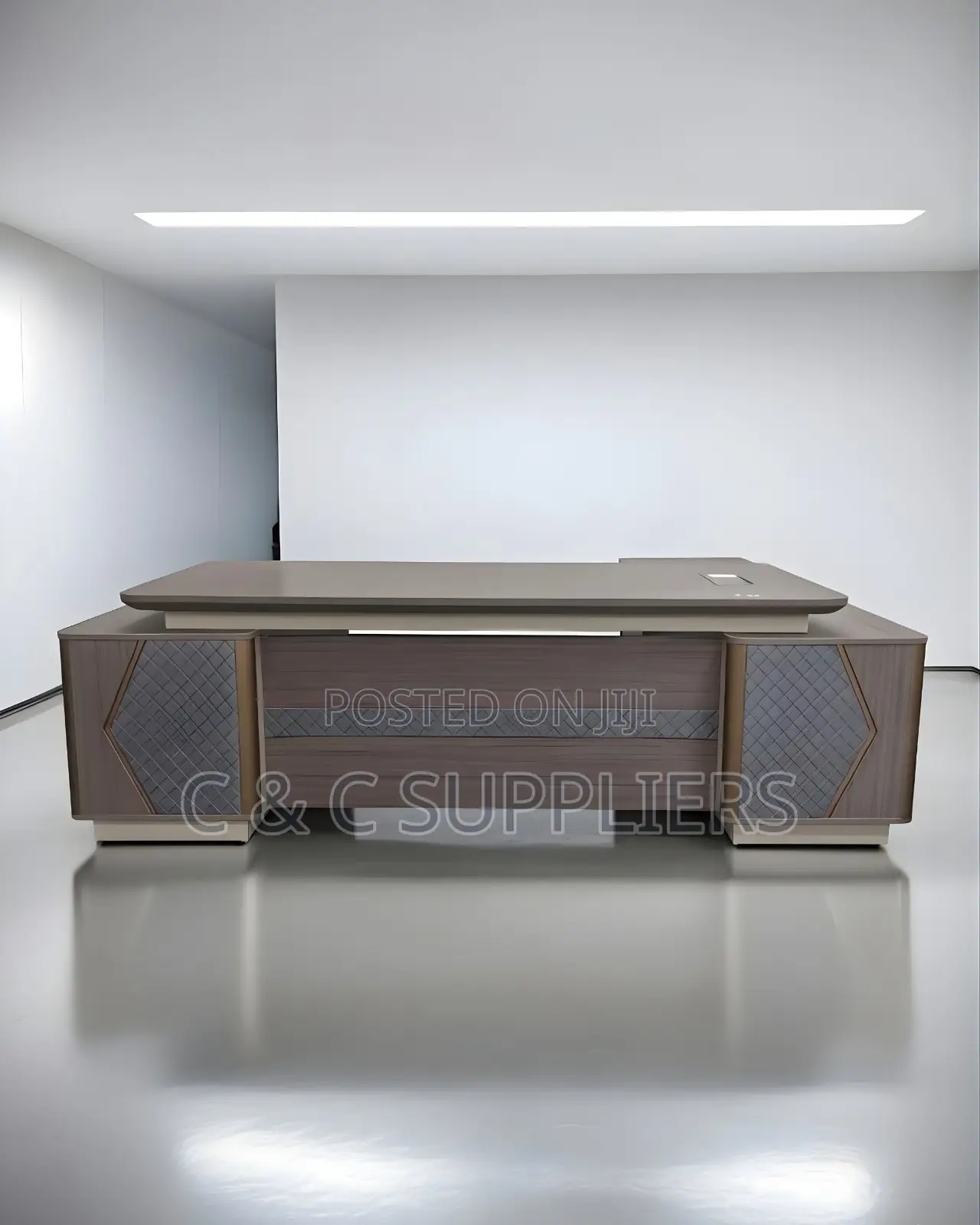 Office Desks; 240cm L-Shaped Ceo Executive Office Table