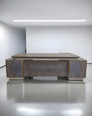 Office Desks; 240cm L-Shaped Ceo Executive Office Table