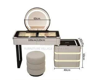 Modern Imported Vanity Dressing Desk With Led