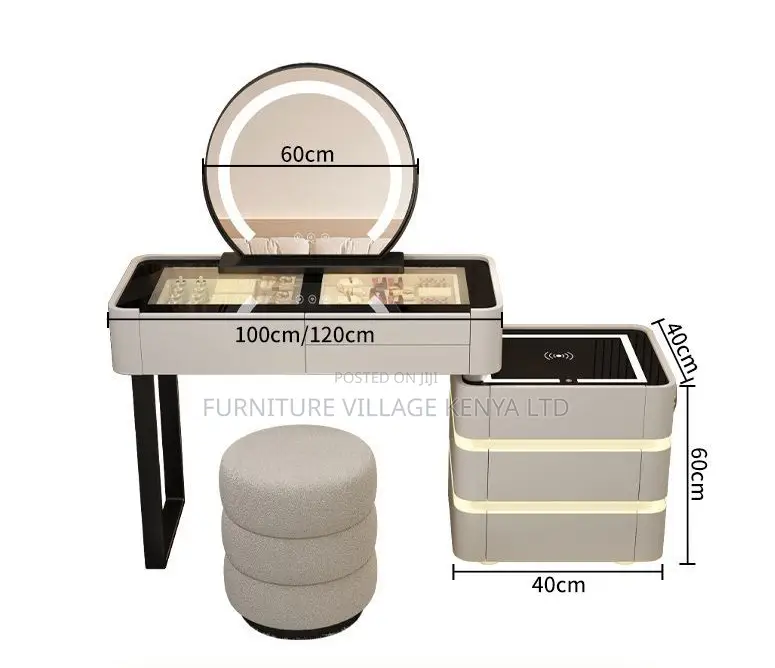 Modern Imported Vanity Dressing Desk With Led