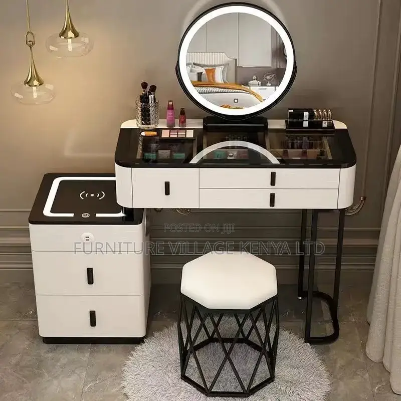 Modern Imported Vanity Dressing Desk With Led