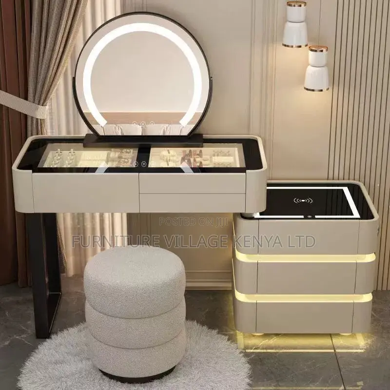 Modern Imported Vanity Dressing Desk With Led