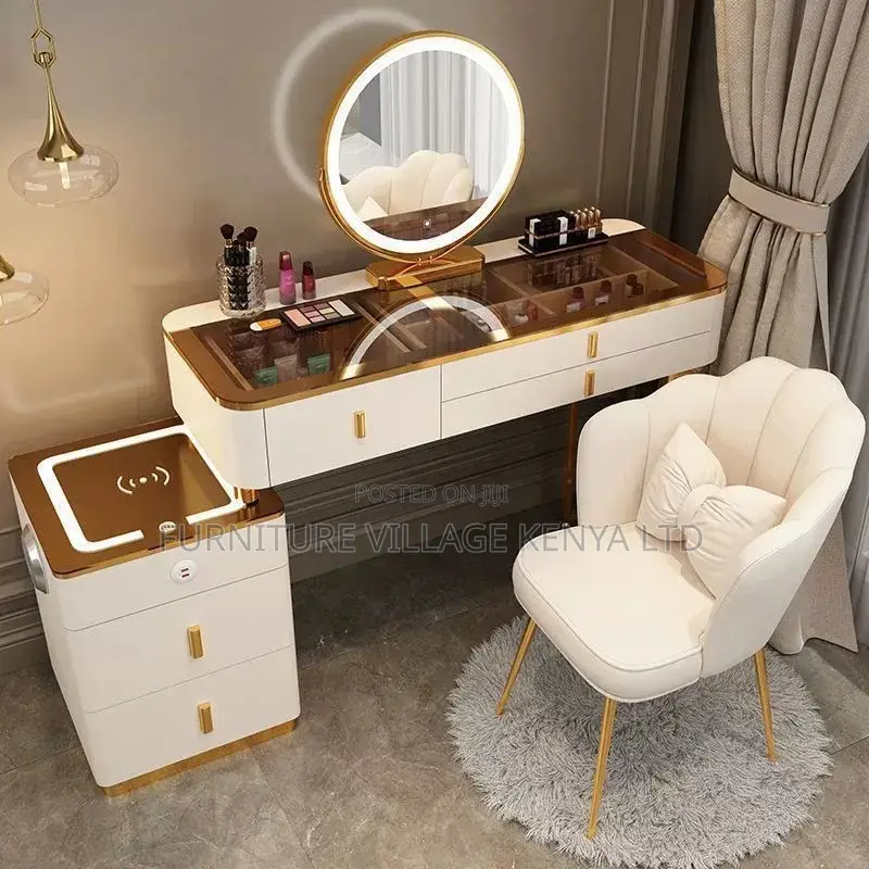 Modern Imported Vanity Dressing Desk With Led