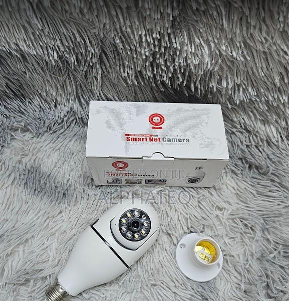 Bulb CCTV Nanny Camera With Night Vision Motion Detection Alarm System