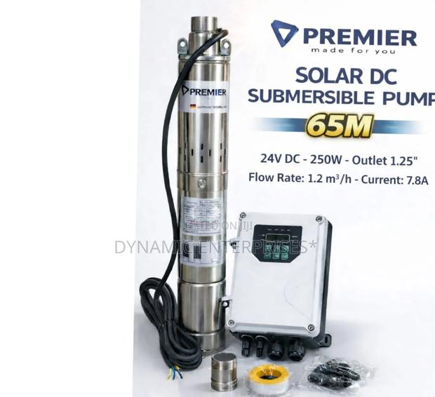 Premier Solar Dc Submersible Pump – 65m Head (24v, 250w)