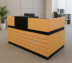 Office Desk : One-Way Executive Office Reception Desk