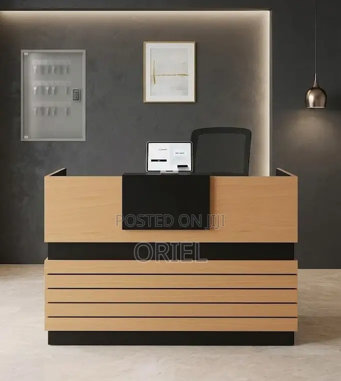 Office Desk : One-Way Executive Office Reception Desk