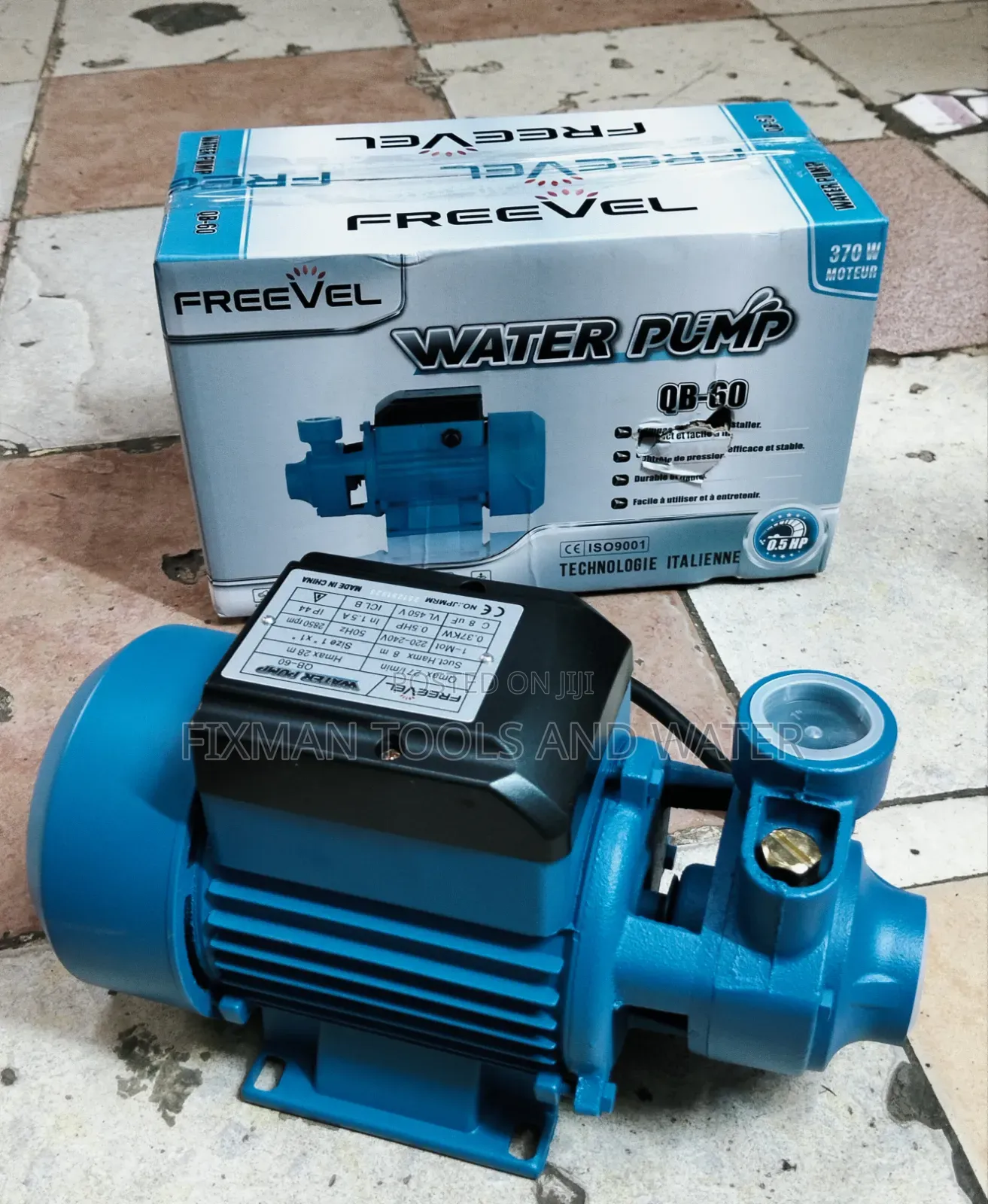 Freevel 0.5 Hp Water Pump for Apartments Water Supply