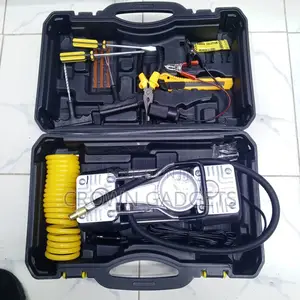 12v Portable Air Compressor Car Tire Inflator Repair Set