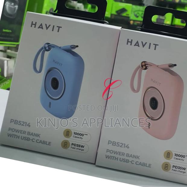 Havit Pb5214 10000mah *Pd 35w* Fast Charging Power Bank